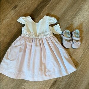 NEW Kids Pink Dress and Shoe Set